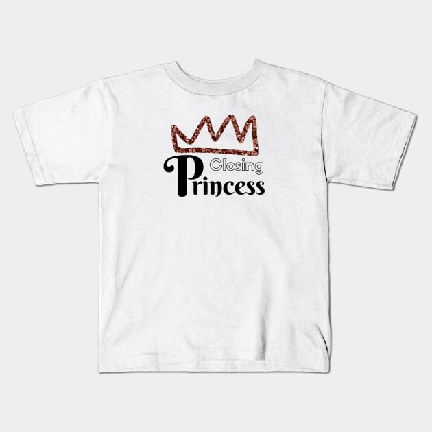 Closing Princess Kids T-Shirt by Closer T-shirts